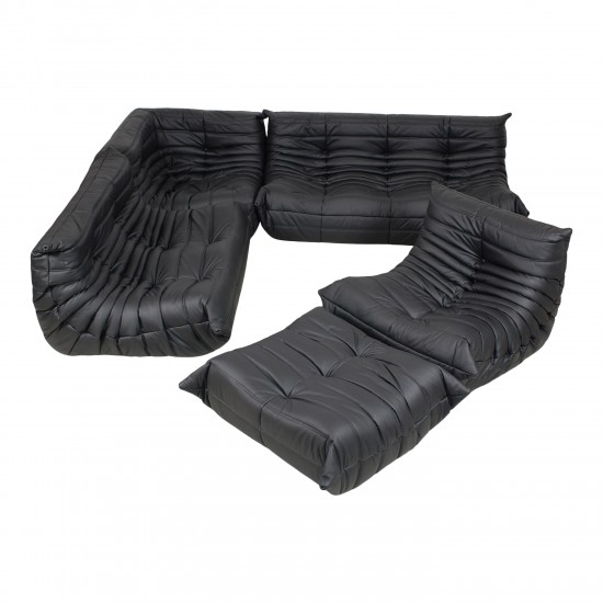 Michel Ducaroy Togo Læder sofasæt (5) Michel Ducaroy Togo Læder sofasæt (5)