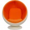 Eero Aarino ball chair i orange stof