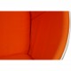 Eero Aarino ball chair i orange stof