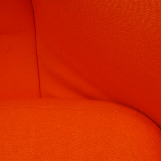Eero Aarino ball chair i orange stof