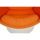 Eero Aarino ball chair i orange stof