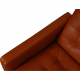Ole Gjerløv-Knudsen 4-personers modulin sofa i cognac læder