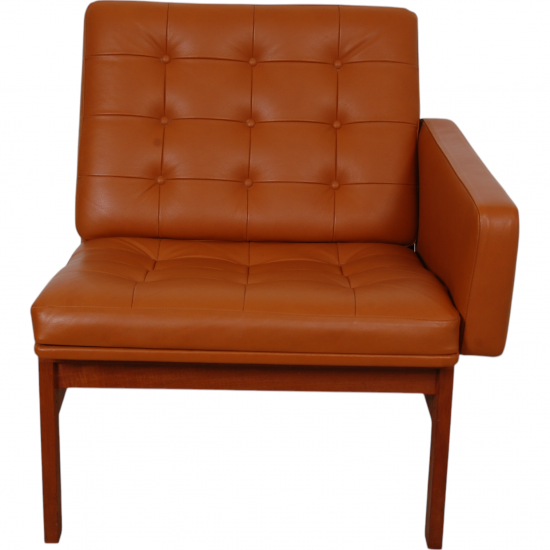 Ole Gjerløv-Knudsen 4-personers modulin sofa i cognac læder