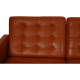 Ole Gjerløv-Knudsen 4-personers modulin sofa i cognac læder