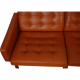 Ole Gjerløv-Knudsen 4-personers modulin sofa i cognac læder