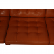Ole Gjerløv-Knudsen 4-personers modulin sofa i cognac læder