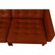 Ole Gjerløv-Knudsen 4-personers modulin sofa i cognac læder
