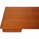 Desk of teak with 4 drawers