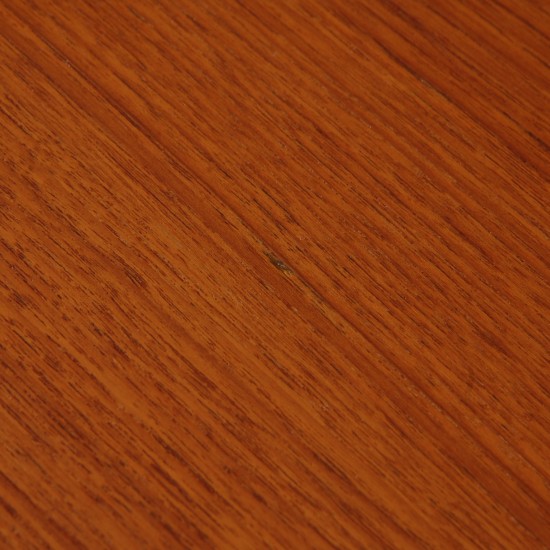 Desk of teak with 4 drawers