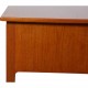 Desk of teak with 4 drawers