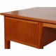 Desk of teak with 4 drawers