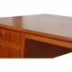 Desk of teak with 4 drawers