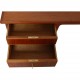 Desk of teak with 4 drawers