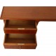 Desk of teak with 4 drawers
