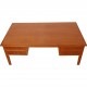 Desk of teak with 4 drawers