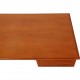 Desk of teak with 4 drawers