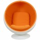 Eero Aarino Ball chair i Orange Hallingdal stof