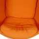 Eero Aarino Ball chair in Orange Hallingdal fabric