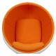 Eero Aarino Ball chair in Orange Hallingdal fabric