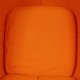 Eero Aarino Ball chair in Orange Hallingdal fabric