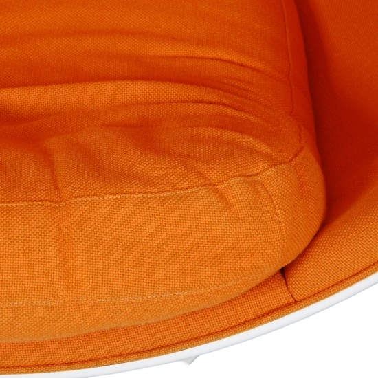 Eero Aarino Ball chair in Orange Hallingdal fabric