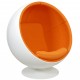 Eero Aarino Ball chair i Orange Hallingdal stof