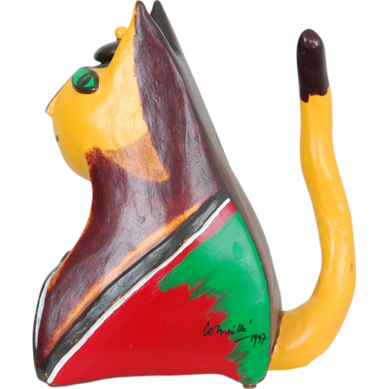 Corneille Cat Sculpture H: 37 cm