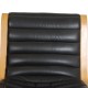 Hvidt og Mølgaard Ax lounge chair in black leather