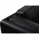 Illum Wikkelsø 3.seater V.11 sofa new reupholstered in black leather