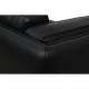 Illum Wikkelsø 3.seater V.11 sofa new reupholstered in black leather