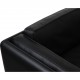 Illum Wikkelsø 3.seater V.11 sofa new reupholstered in black leather