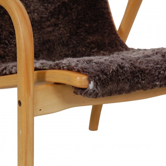 Yngve Ekstrom Lamino lounge chair in wool