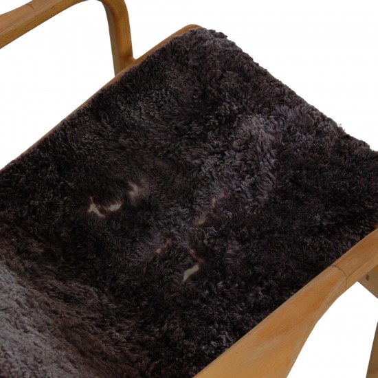 Yngve Ekstrom Lamino lounge chair in wool