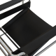 Marcel Breuer Wassily lounge chair in black leather