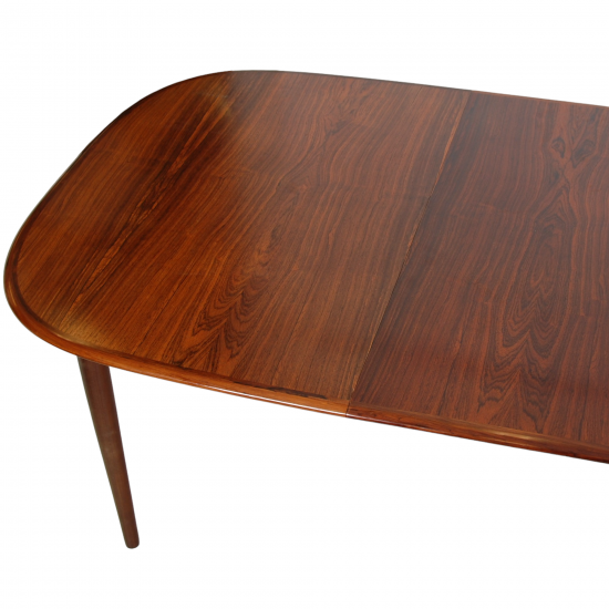 Skovmand and Anderssen dining table of rosewood