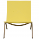 Poul Kjærholm PK-22 lounge chair in yellow fabric