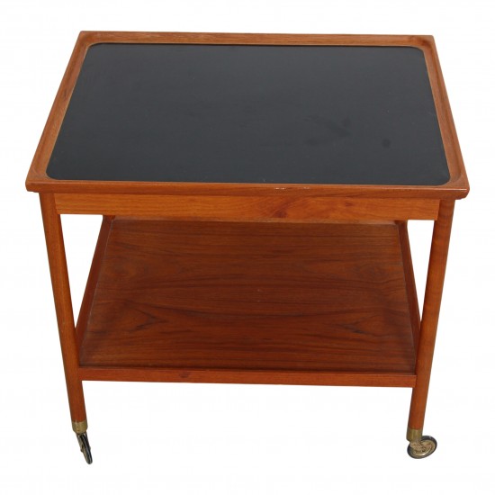 Ludvig Pontoppidan Teak wood serving table 50x65