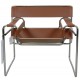Michel Brauer Wasilly chair in cognac leather