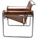 Michel Brauer Wasilly chair in cognac leather