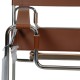 Michel Brauer Wasilly chair in cognac leather