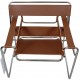 Michel Brauer Wasilly chair in cognac leather