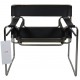 Michel Brauer Wasilly chair in black leather