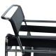 Michel Brauer Wasilly chair in black leather