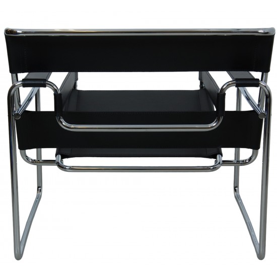 Michel Brauer Wasilly chair in black leather