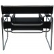 Michel Brauer Wasilly chair in black leather