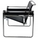 Michel Brauer Wasilly chair in black leather