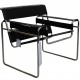 Michel Brauer Wasilly chair in black leather