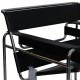 Michel Brauer Wasilly chair in black leather