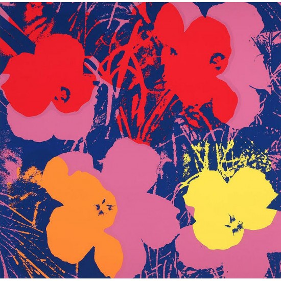 Andy Warhol, “Flowers”, 91×91, includes certificate