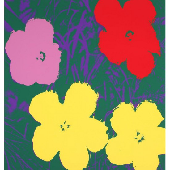 Andy Warhol, “Flowers”, 91×91, includes certificate